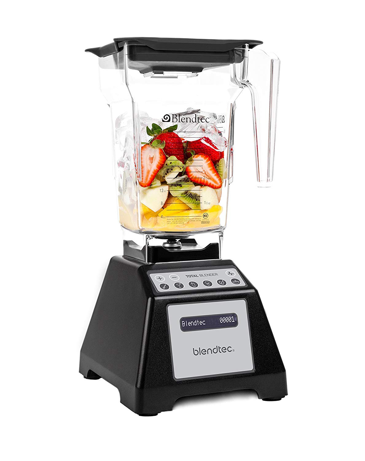 Blendtec TB-621-20RECOND Total Blender and Four Side Jar, Black