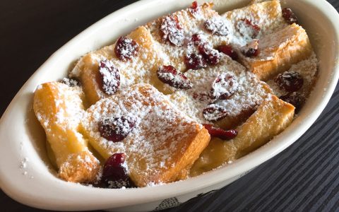 serve bread pudding