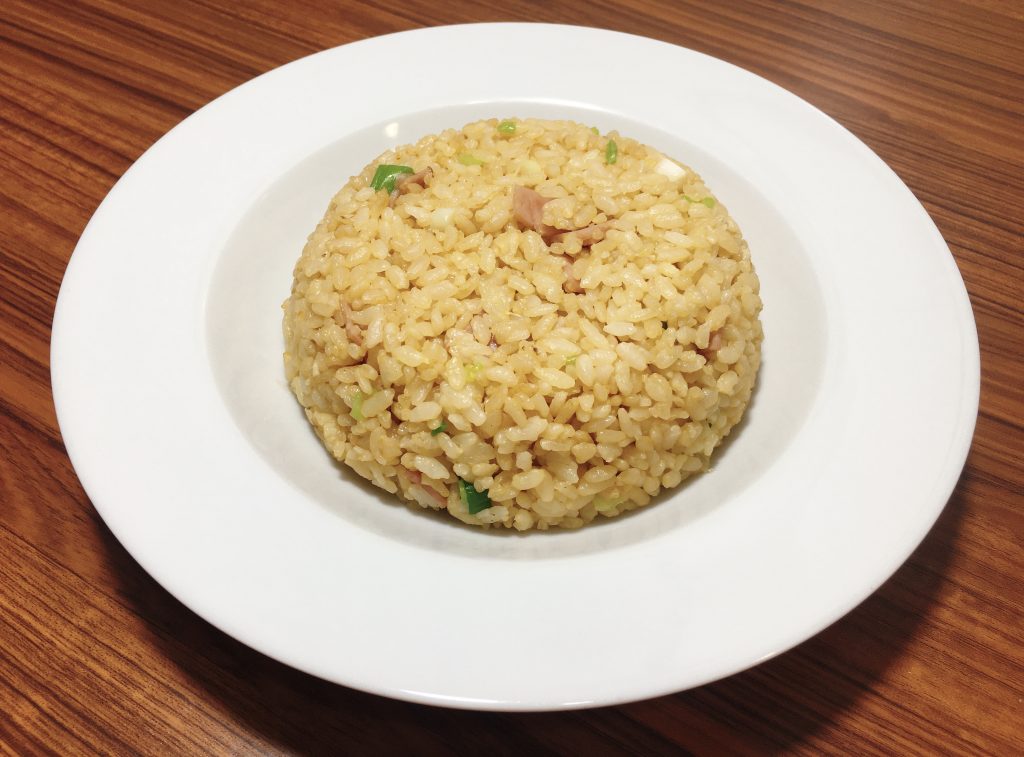 Serve the Taiwanese Bacon fried rice