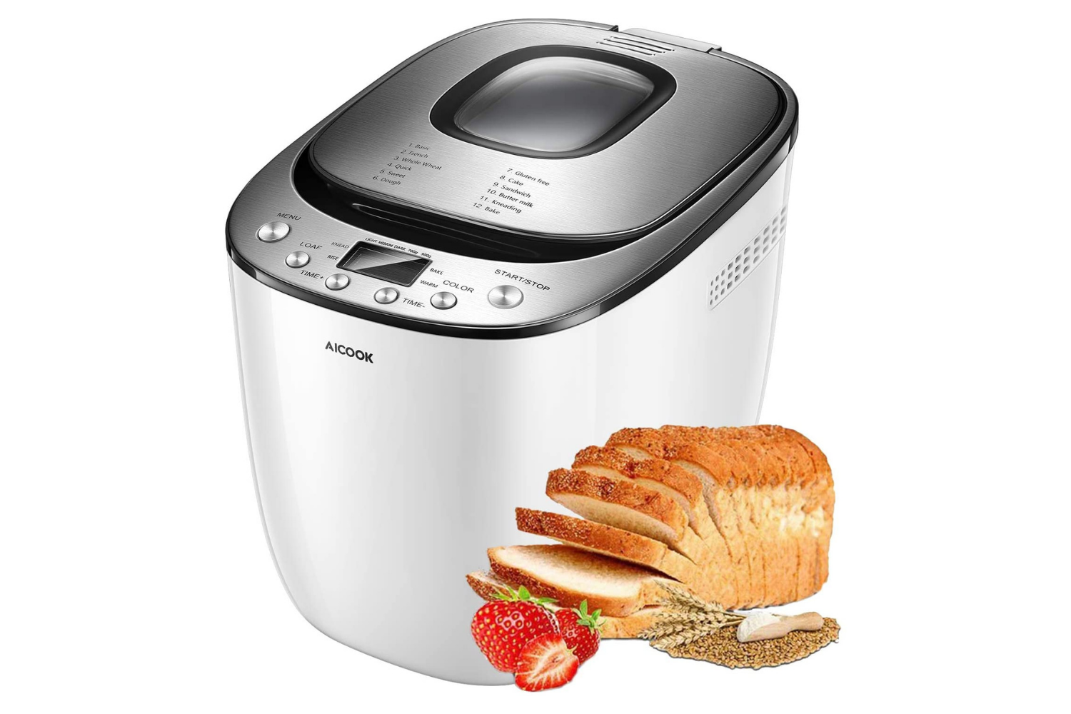 AICOOK Automatic Bread Maker Machine