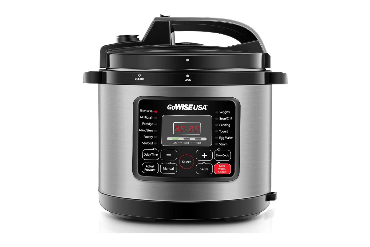 GoWISE USA GW22711 6-Quart Pressure Cooker