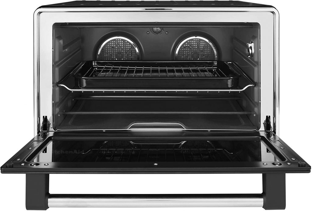 KitchenAid KCO255BM Dual Convection Countertop Toaster Oven internal