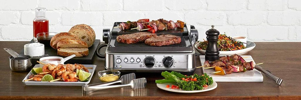 Breville BGR700BSS Sear and Press Grill Cook