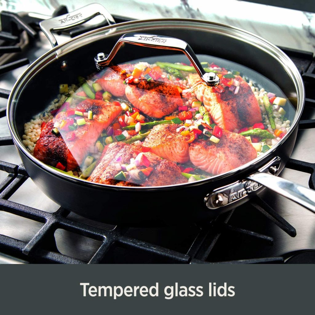All-Clad Essentials 6-Quart Pot Glass Lids