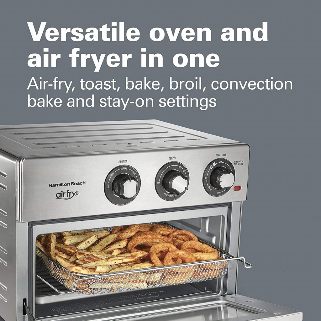 Hamilton Beach Air Fryer Convection Toaster versatile Oven