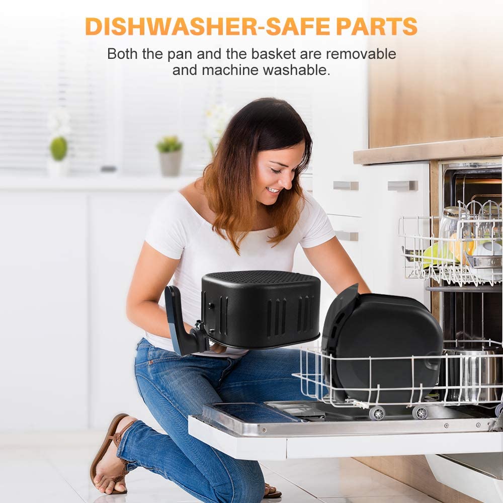Secura 6.3QT Electric Air Fryer Dishwasher Safe