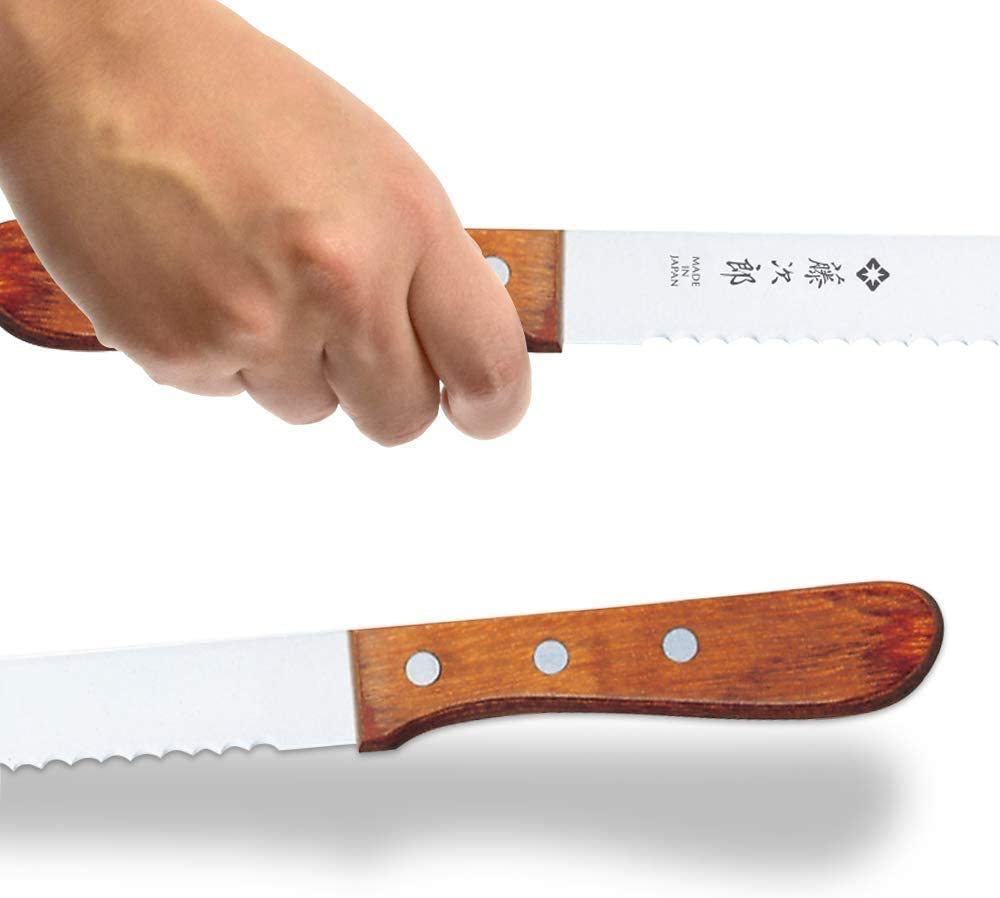 Tojiro Bread Slicer Wood Handle