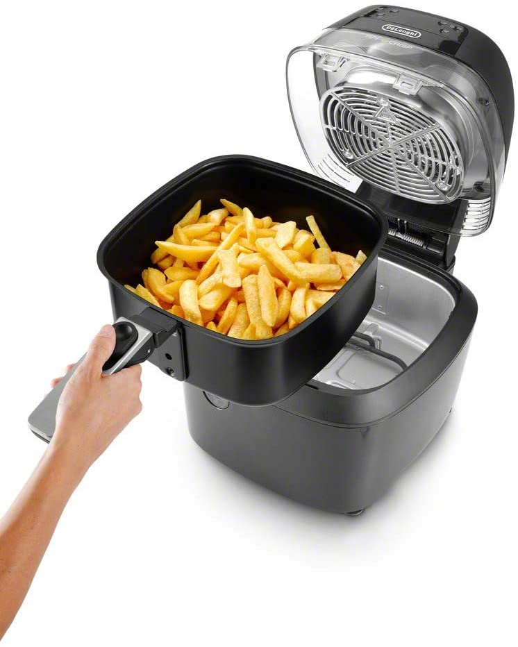 DeLonghi Rapid Crisp Air Fryer Effortless Cleanup