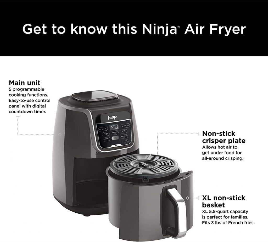 Ninja AF150AMZ Air Fryer XL Detail