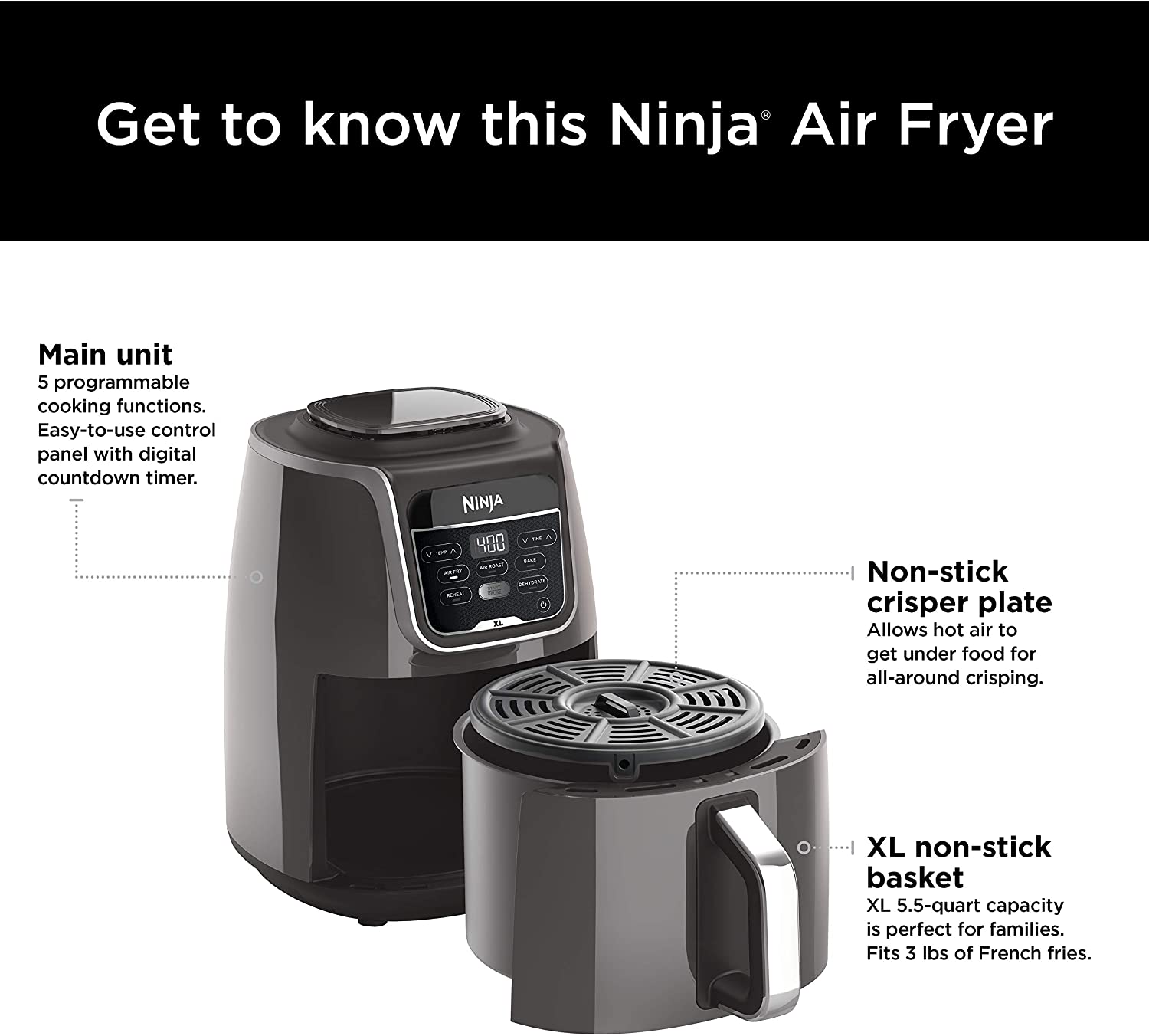 Ninja AF150AMZ Air Fryer XL [Review] - YourKitchenTime