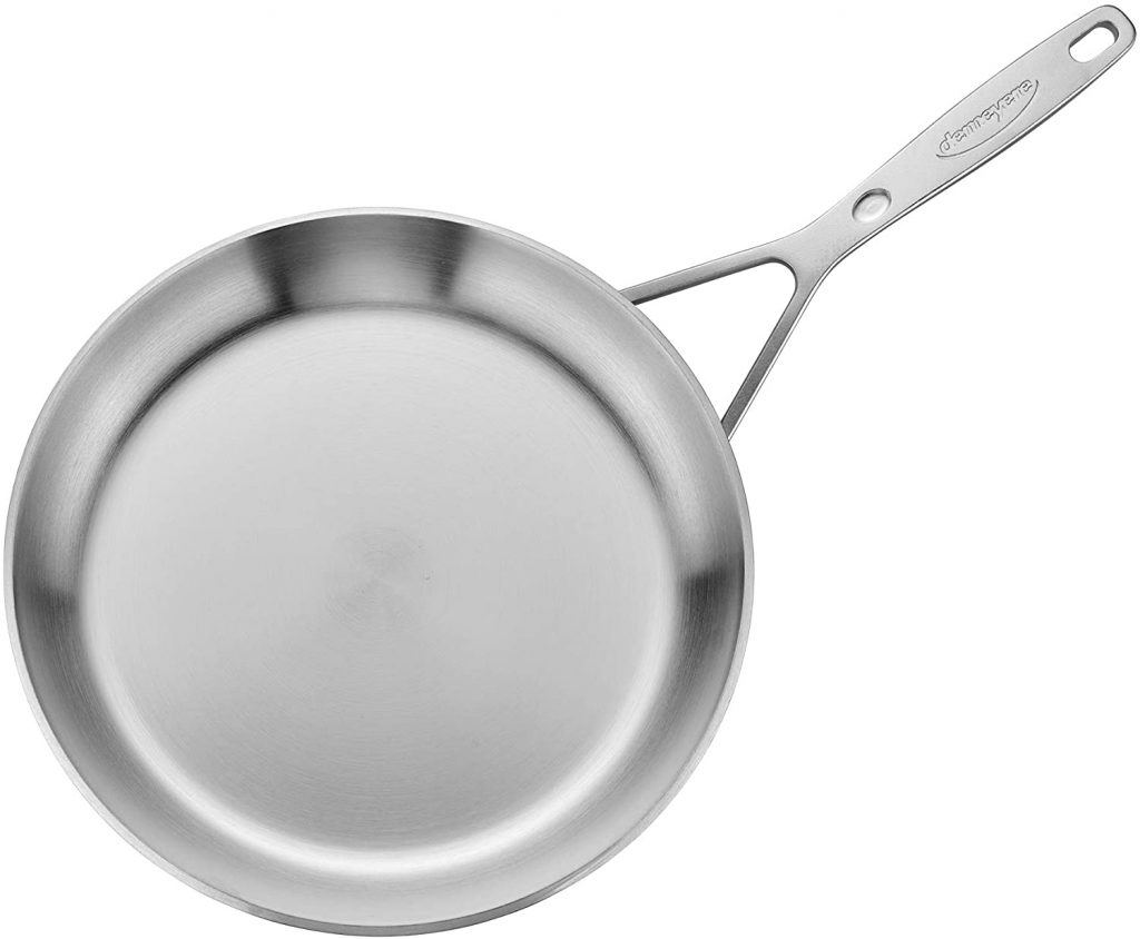 Demeyere 10-inch Searing Pan inside
