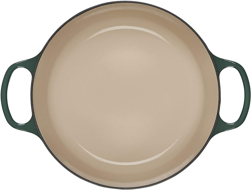 Le Creuset 7.25-Quart Round Dutch Oven Inside