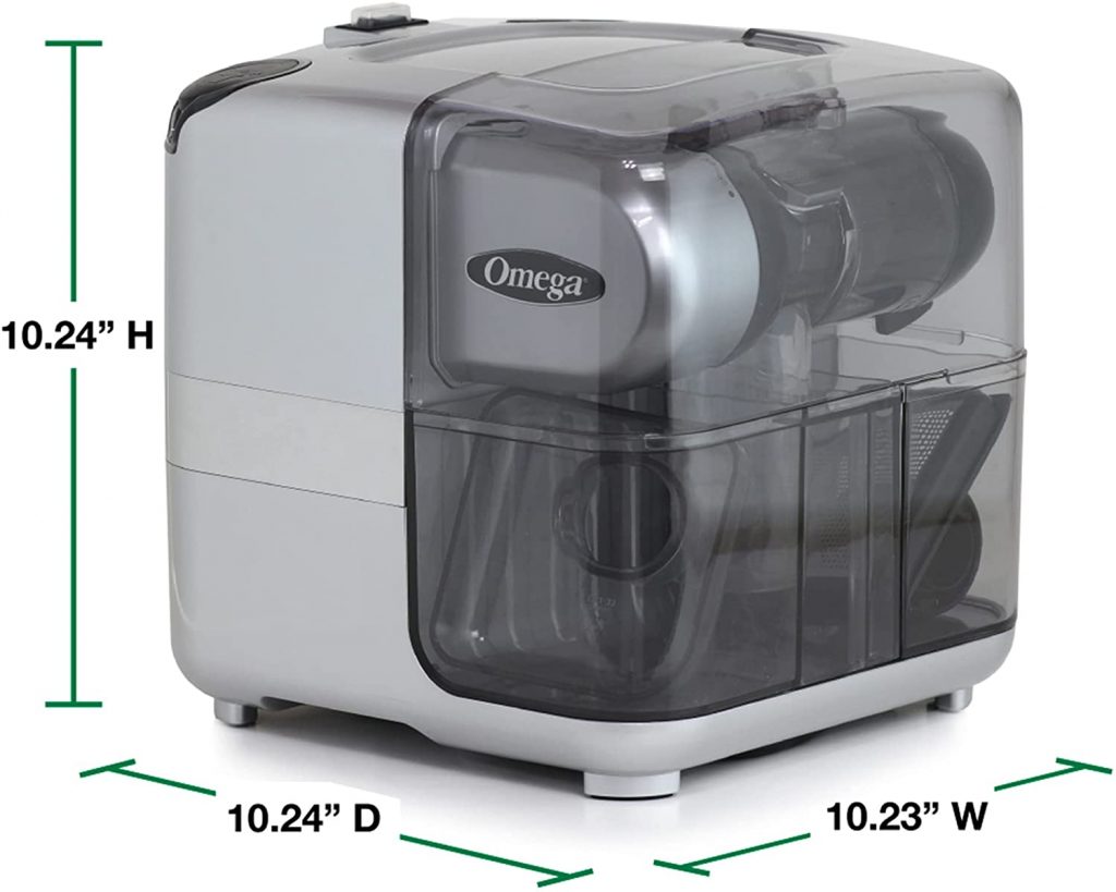 Omega Juicer 365 Slow Masticating Dimension