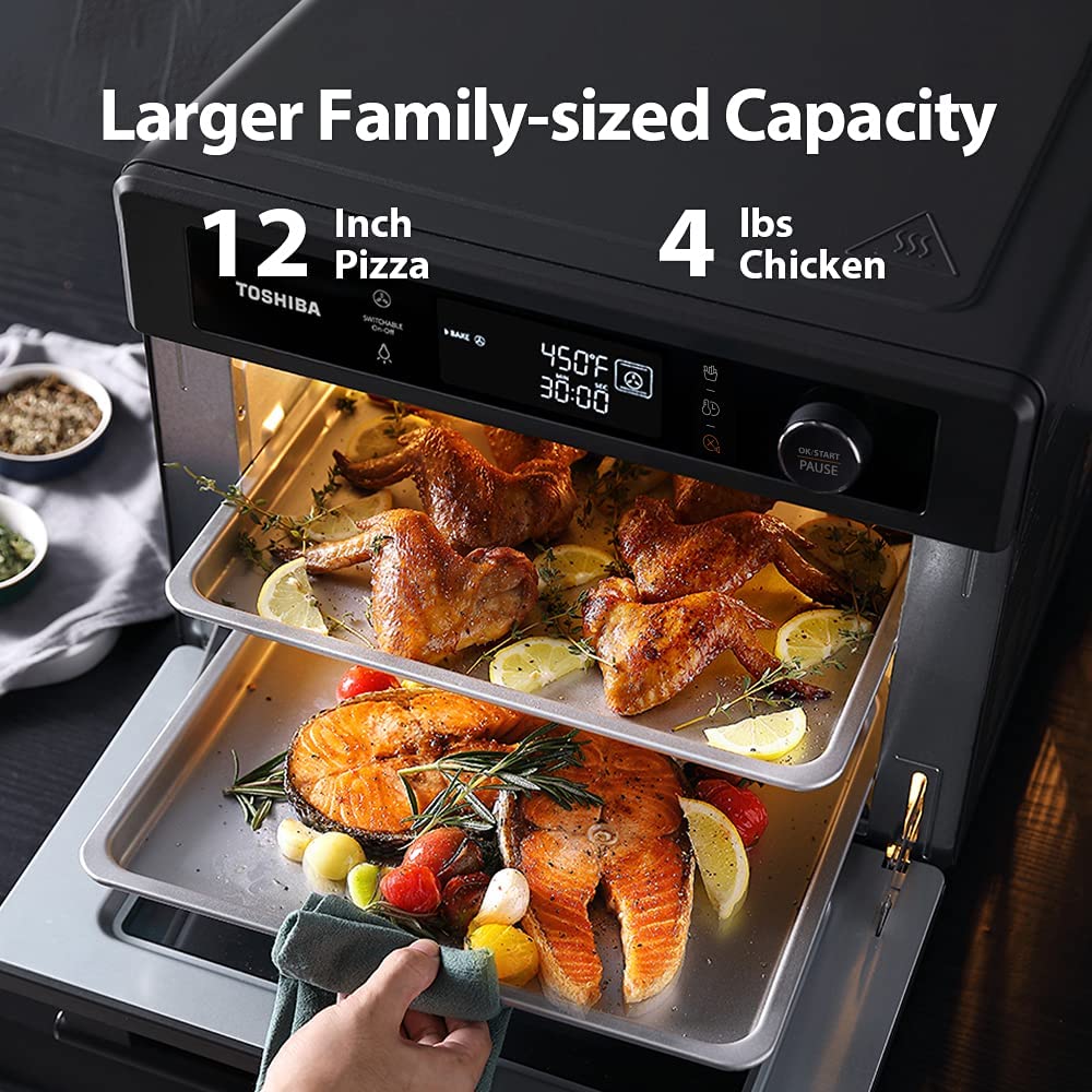 Toshiba Air Fryer 13-in 1 Toaster Oven Large Capacity