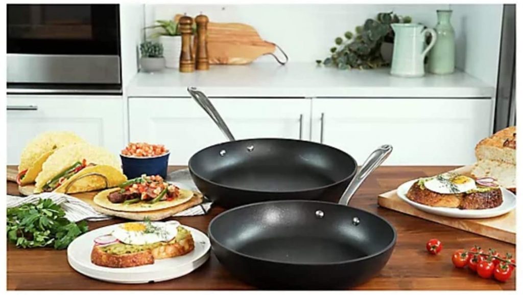 All-Clad Nonstick Fry Pans 10.5” & 12” in Kitchen