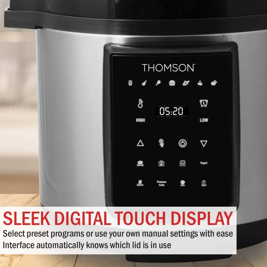 Sleek Digital Touch Display