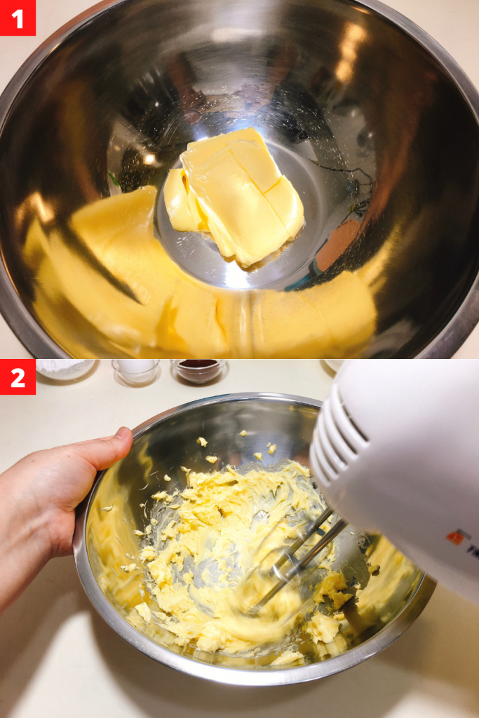 Slice the butter into cubes