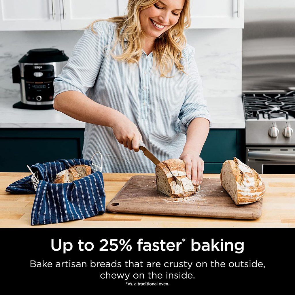 up to 25% faster baking