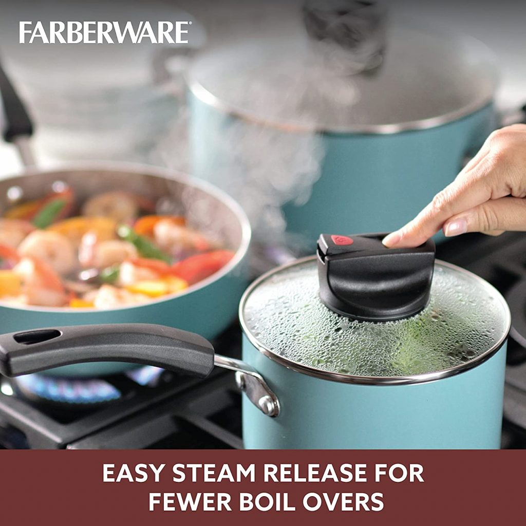 Easy Steam Release For Fewer Boil Overs
