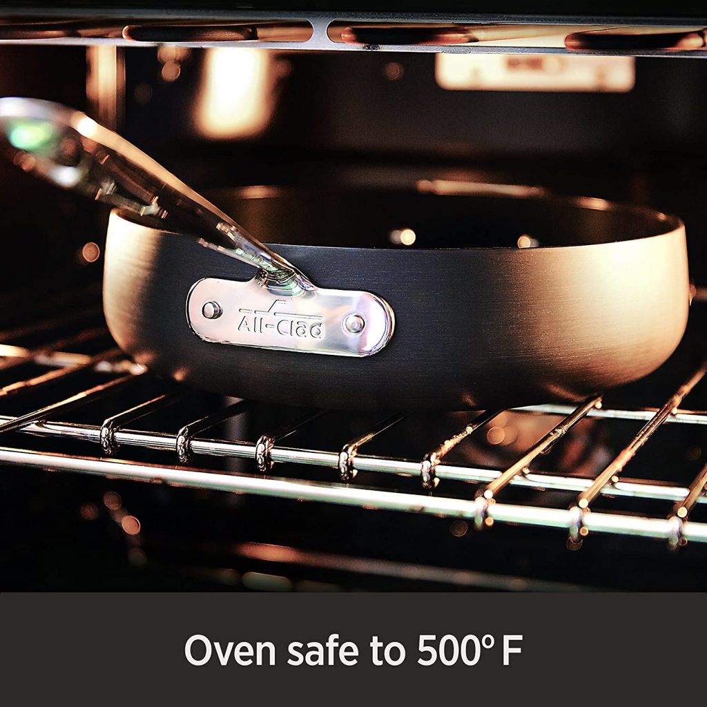 Oven safe to 500F