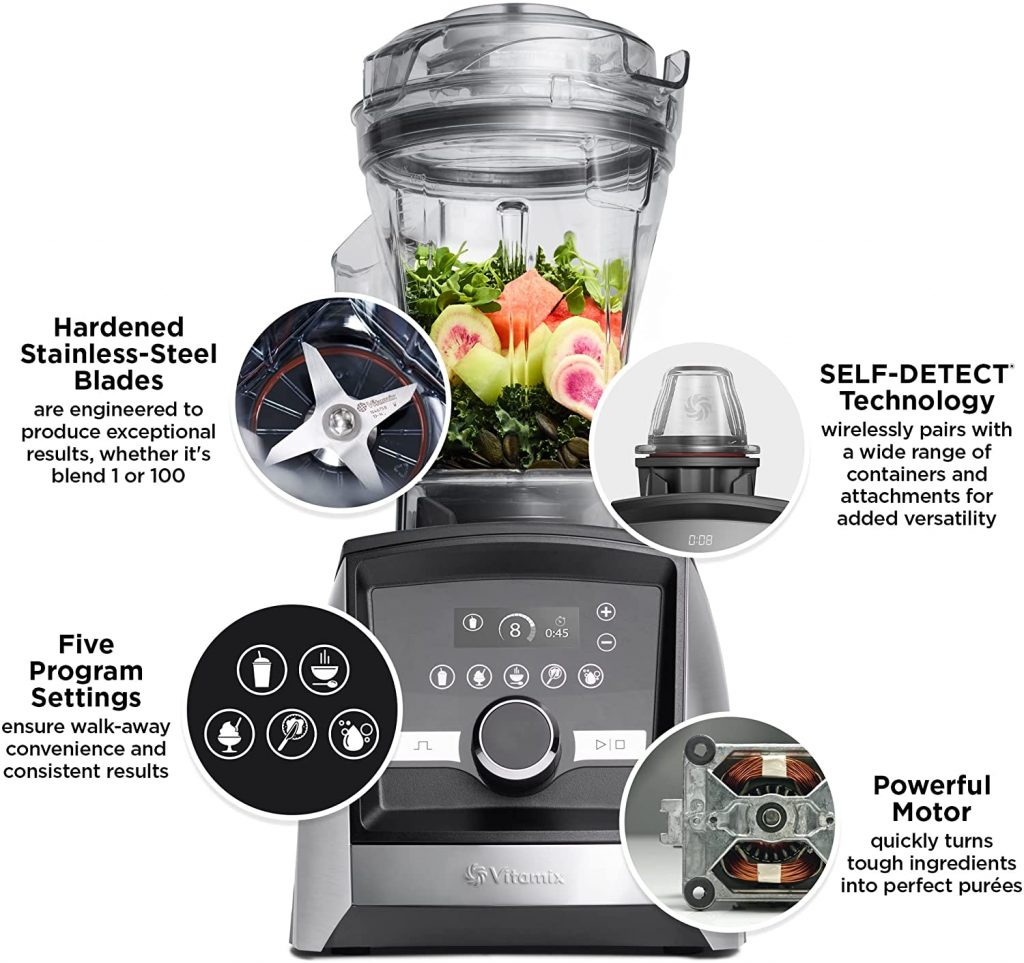 Vitamix A3500 Ascent Series Smart Blender Feature