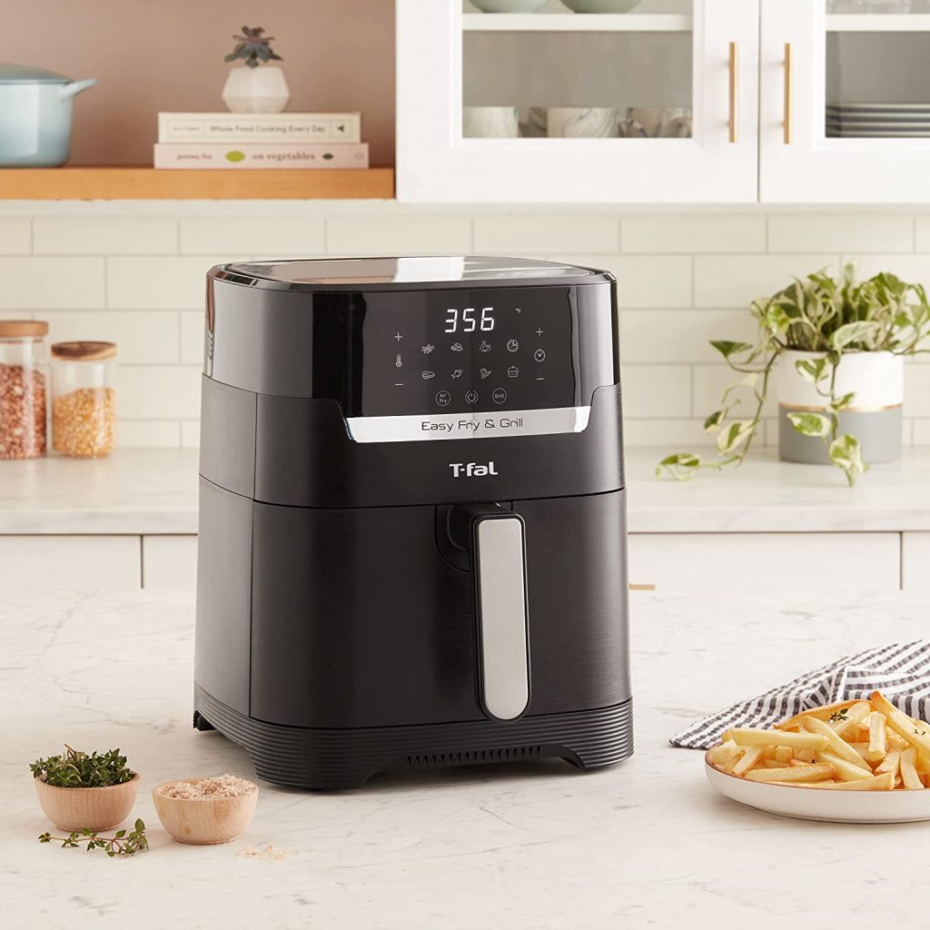 T-fal Air Fryer and Grill Combo Digital View