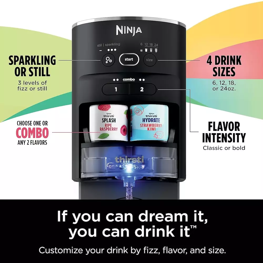 Ninja Thirsti Drink System Functions