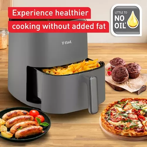 T-fal EY245B50 Air Fryer Cooking without added fat