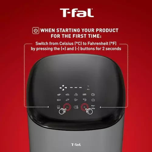 T-fal EY245B50 Air Fryer Function Panel