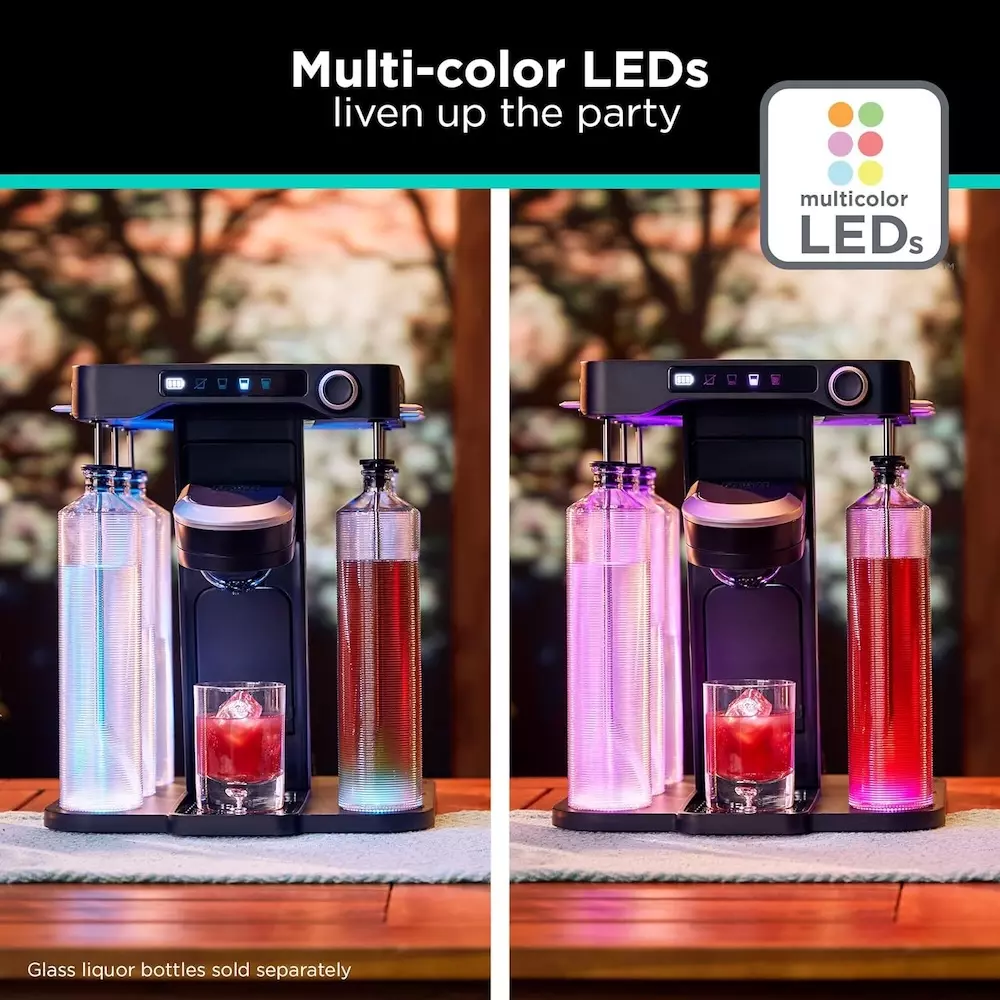 Bev by BLACK+DECKER BCHB101 Cocktail Maker Multi-color LEDs