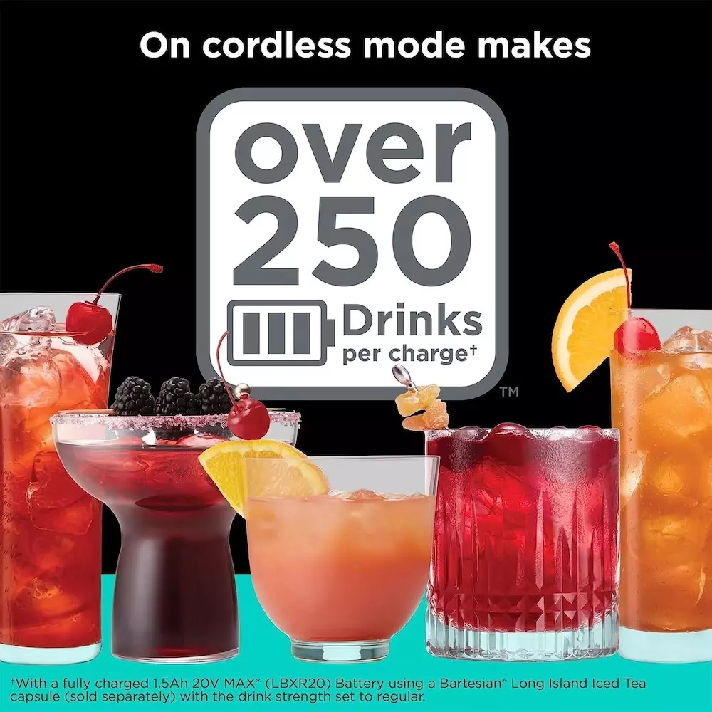 Bev by BLACK+DECKER BCHB101 Cocktail Maker Over 250 Drinks