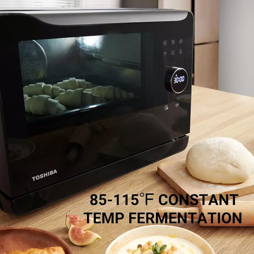 TOSHIBA MS3-STQ20SA-BK Compact Steam Oven Constant TEMP Fermentation