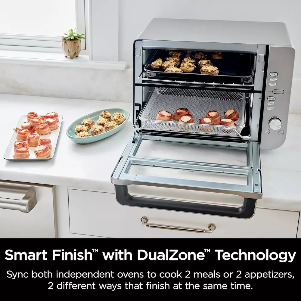 Ninja DCT601 Double Stack XL Countertop Oven DualZone Technology