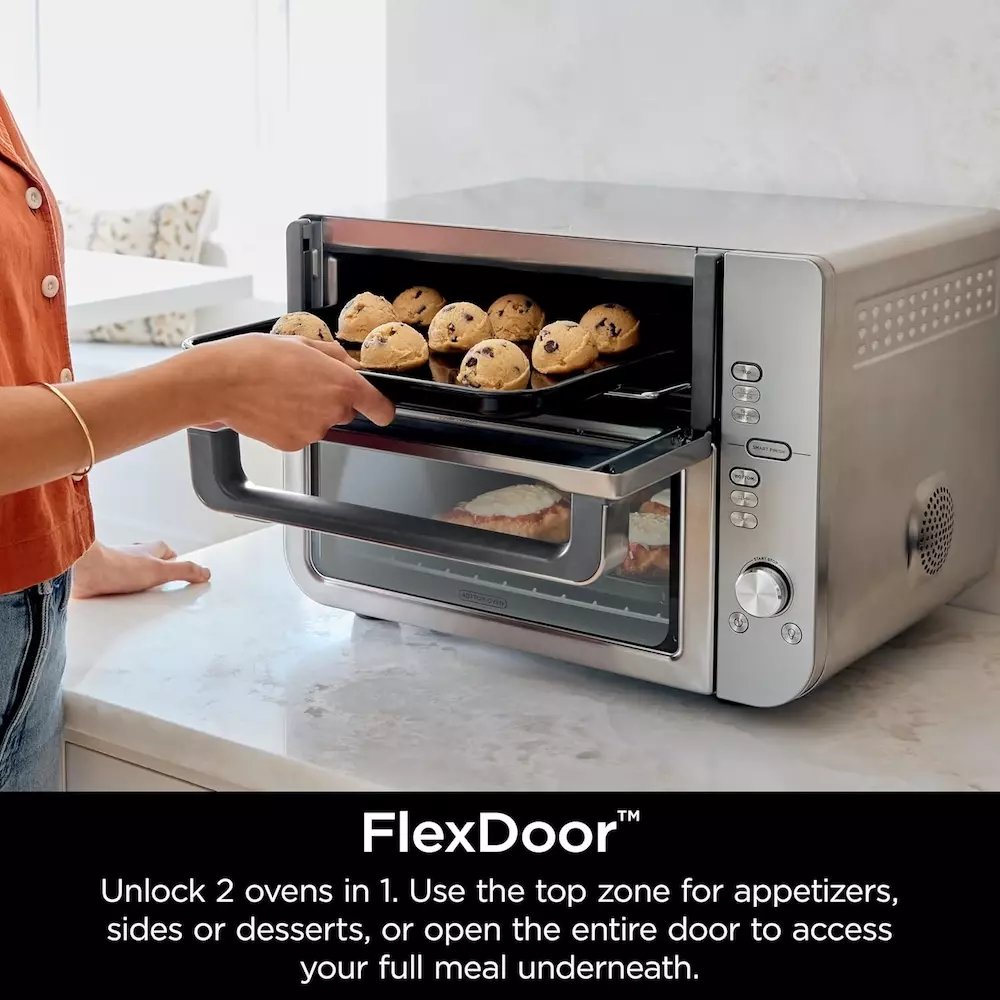 Ninja DCT601 Double Stack XL Countertop Oven FlexDoor