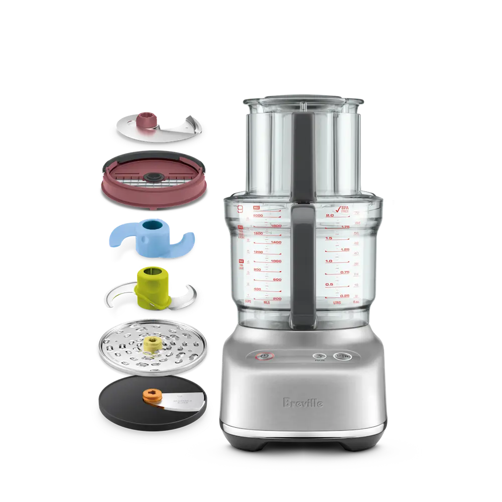 Breville Paradice 9-Cup Food Processor with several versatile attachment