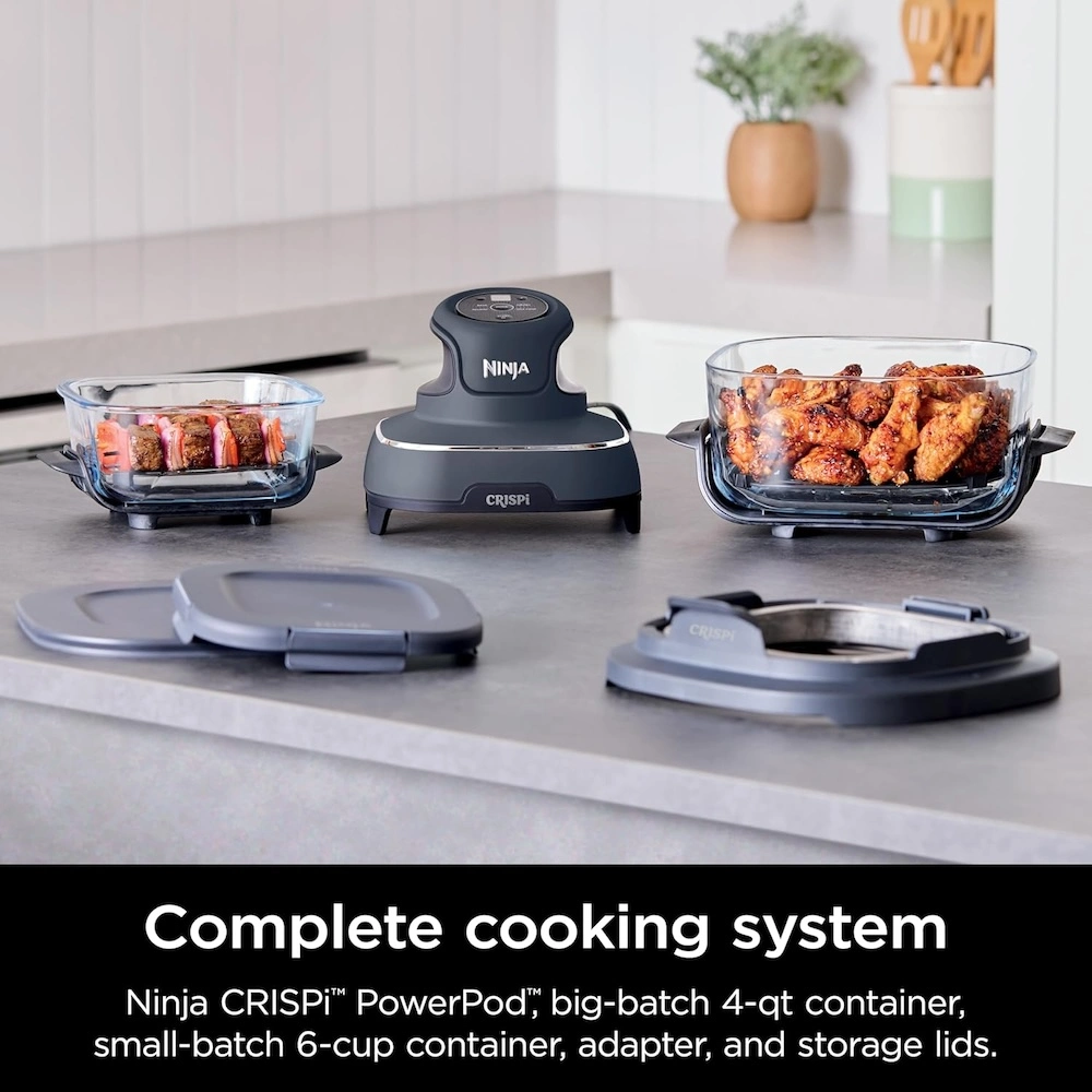 Ninja Crispi Portable Glass Air Fryer Cooking System