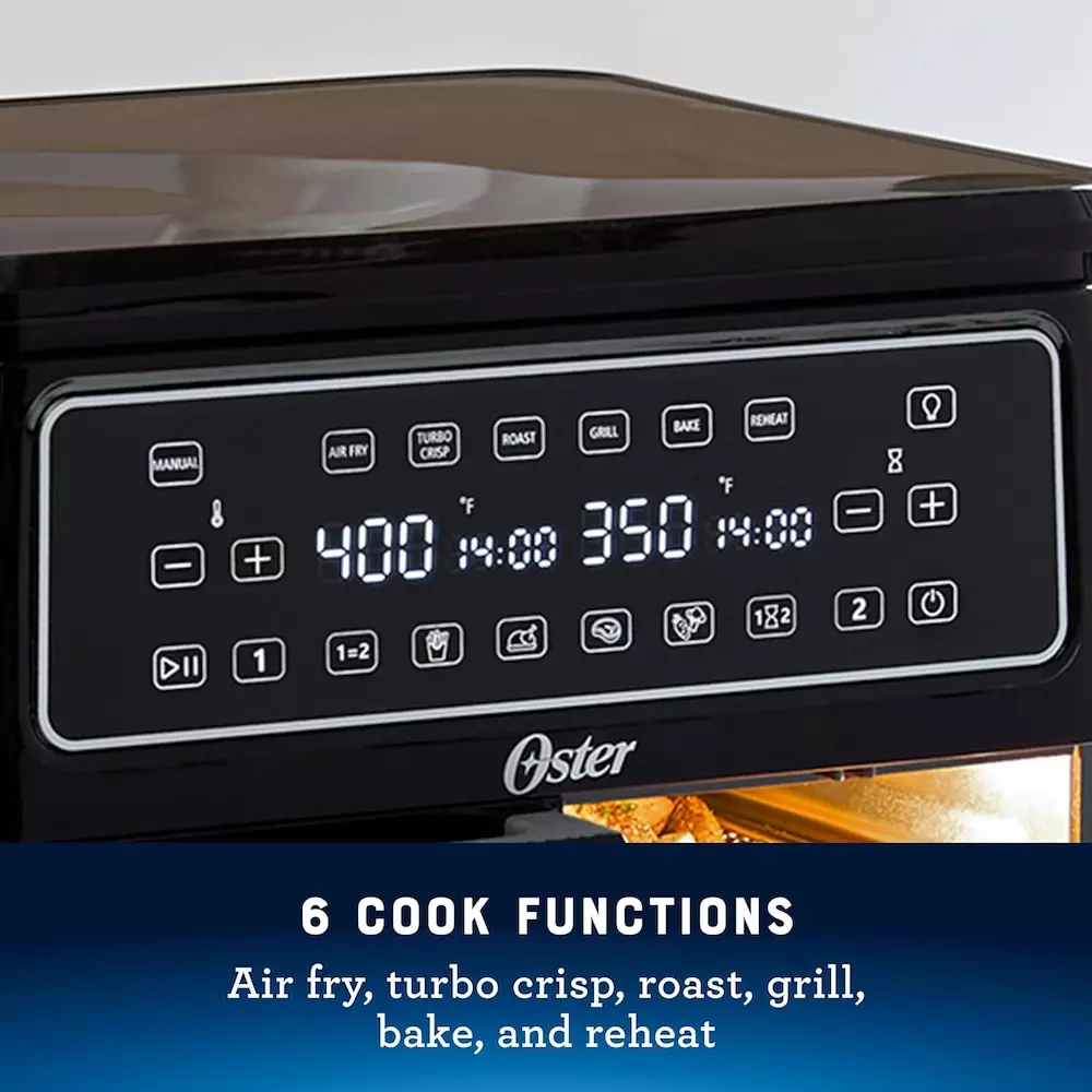 Oster 11-Quart Flex Air Fryer Oven Functions