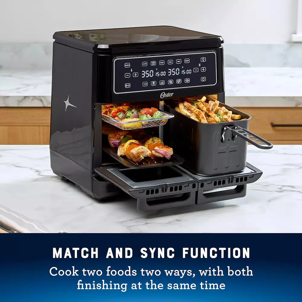 Oster 11-Quart Flex Air Fryer Oven Sync Function