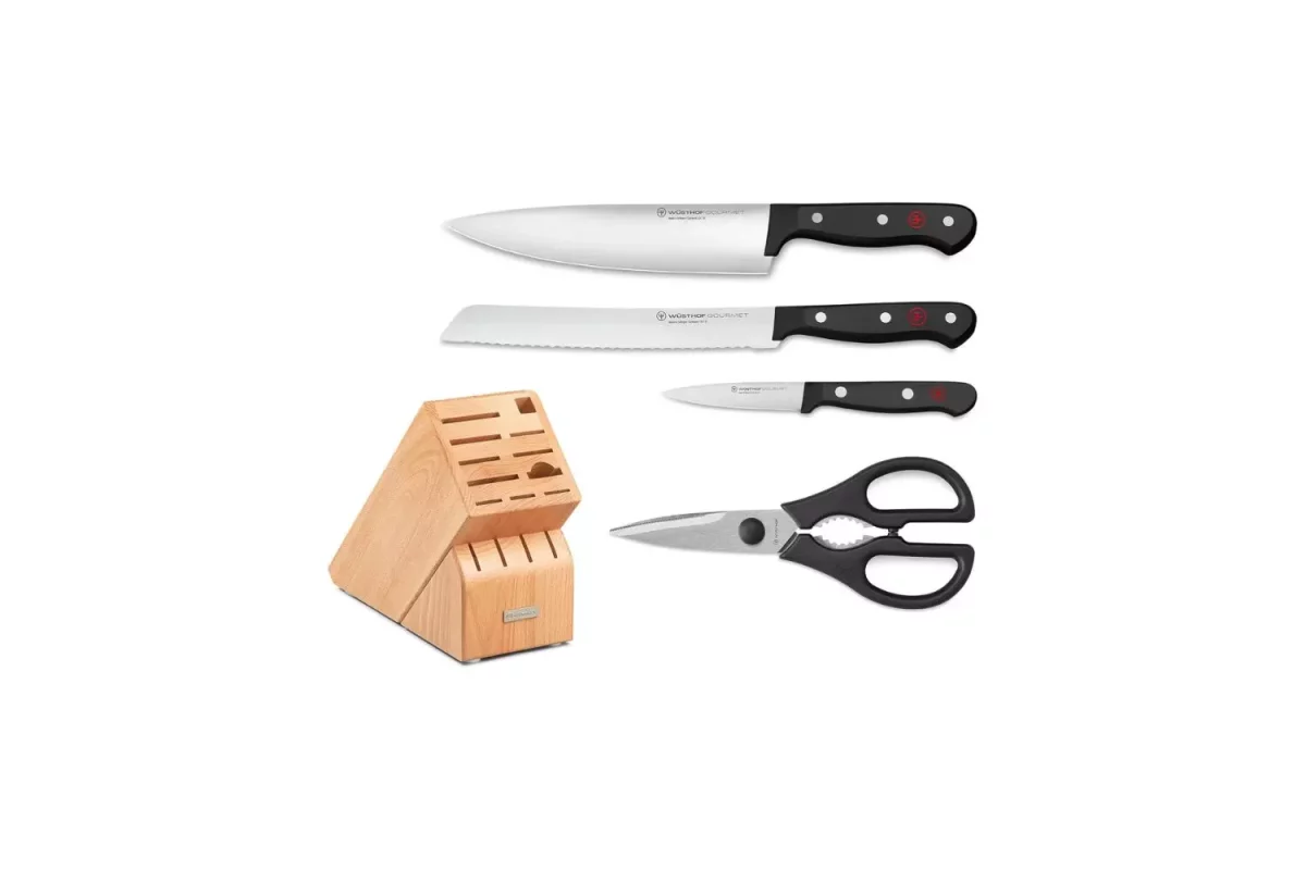 WÜSTHOF Gourmet 5-Piece Knife Block Set