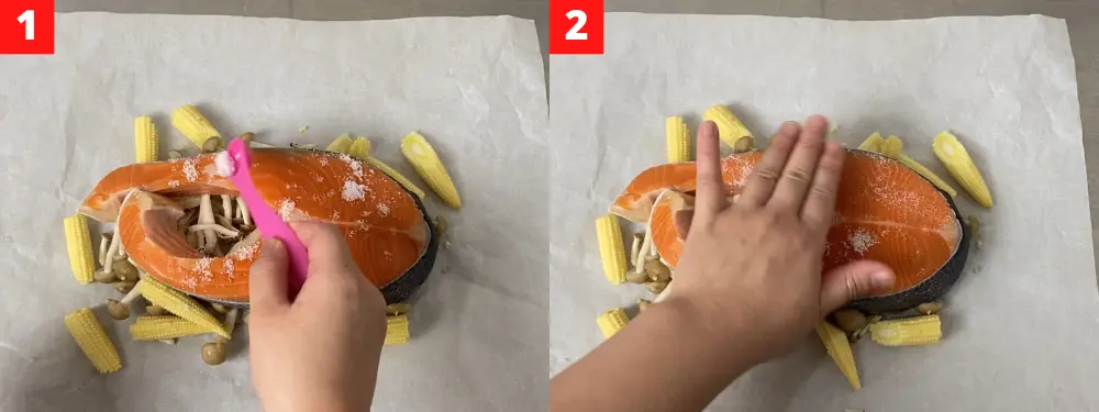 Air Fryer Lemon Butter Salmon Instructions 4