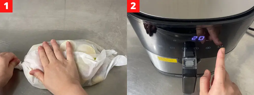 Air Fryer Lemon Butter Salmon Instructions 7