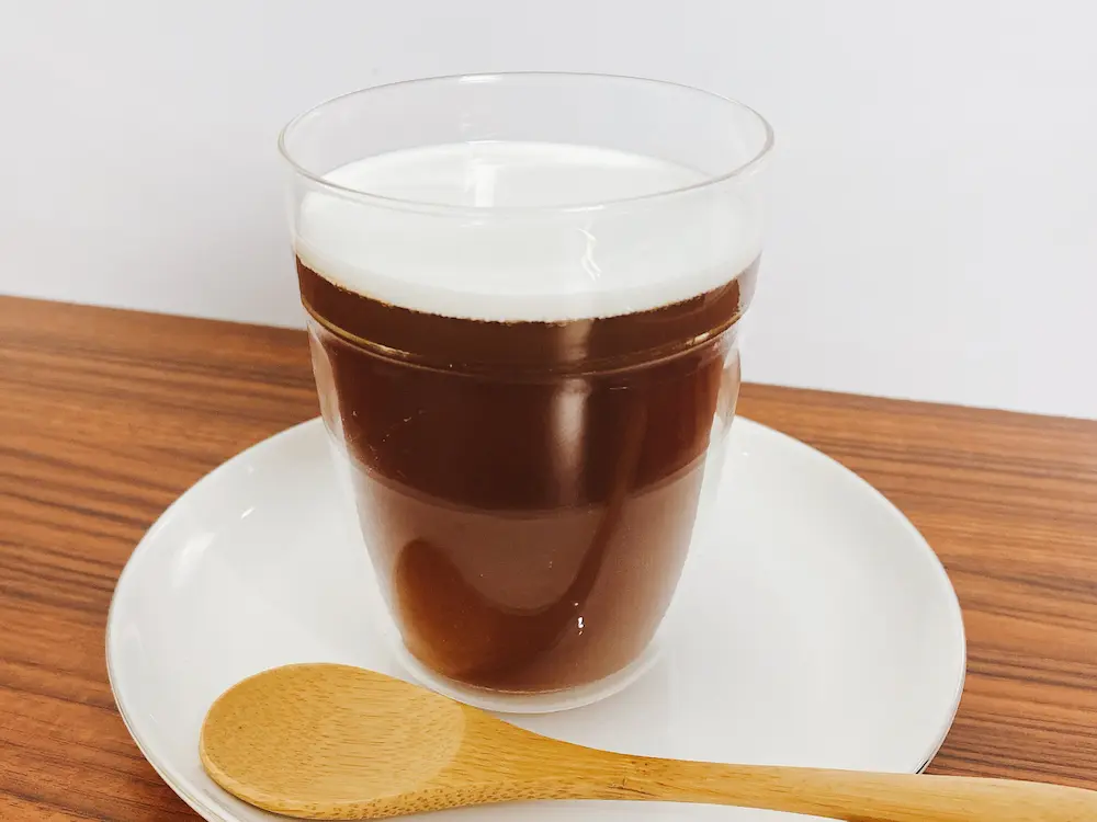Black Tea Jelly with Cream