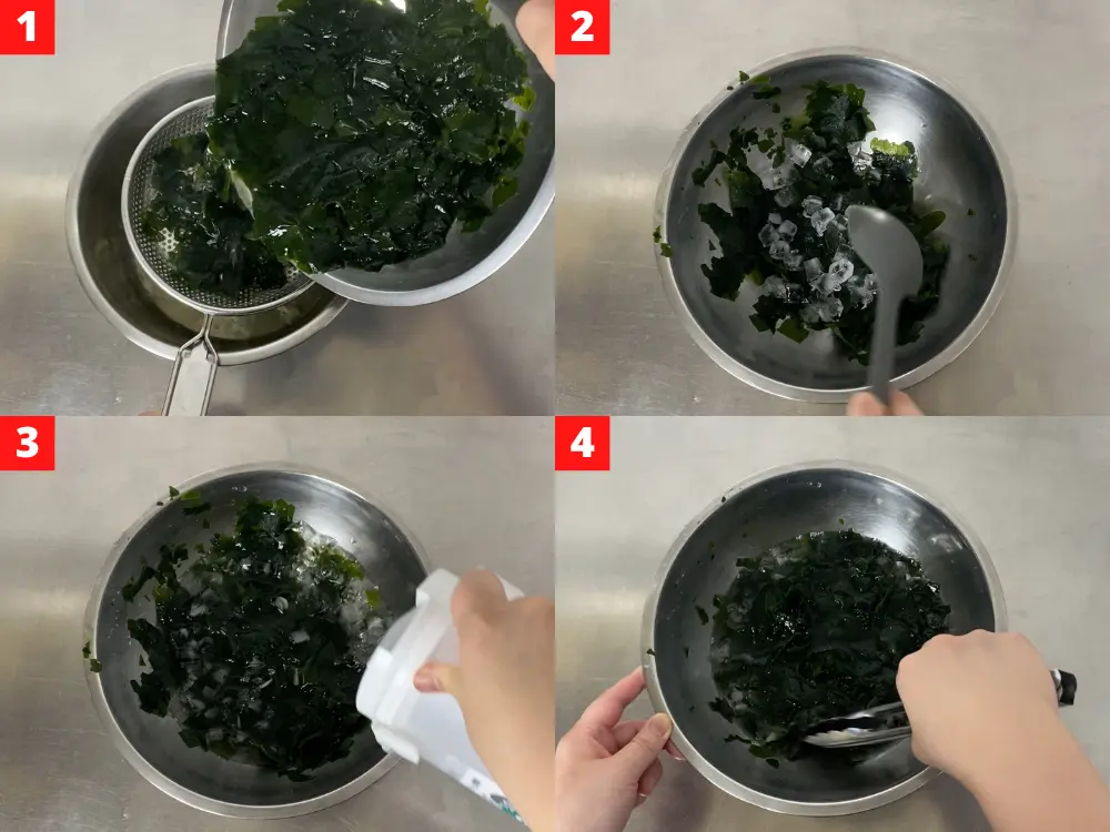 Chilled Wakame Seaweed Salad Step 3