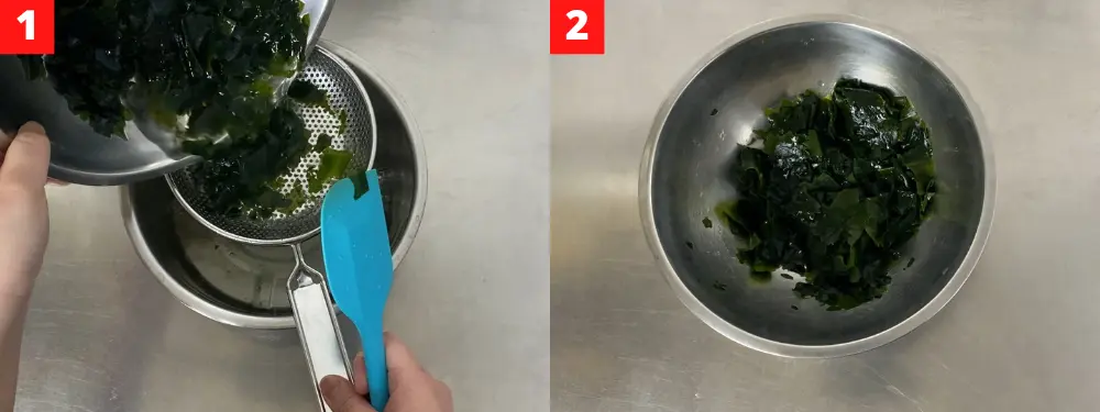 Chilled Wakame Seaweed Salad Step 4