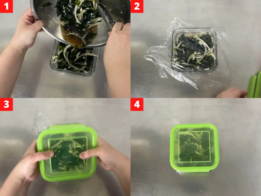 Chilled Wakame Seaweed Salad Step 6