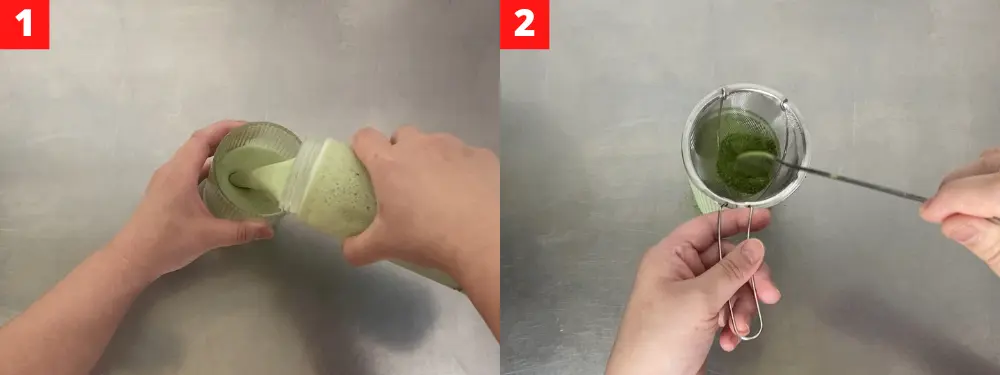 Matcha Latte Instructions 3